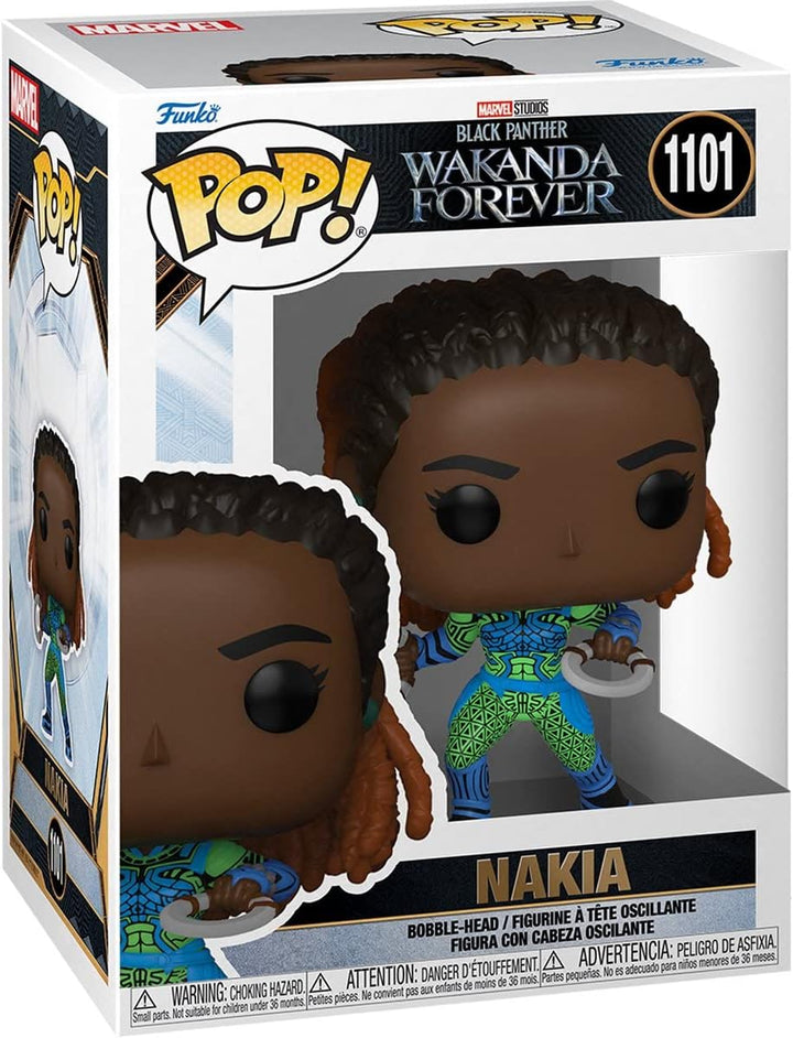 POP Marvel: Black Panther: Wakanda Forever – Nakia Funko Pop! Vinyl-Figur (gebündelt mit kompatibler