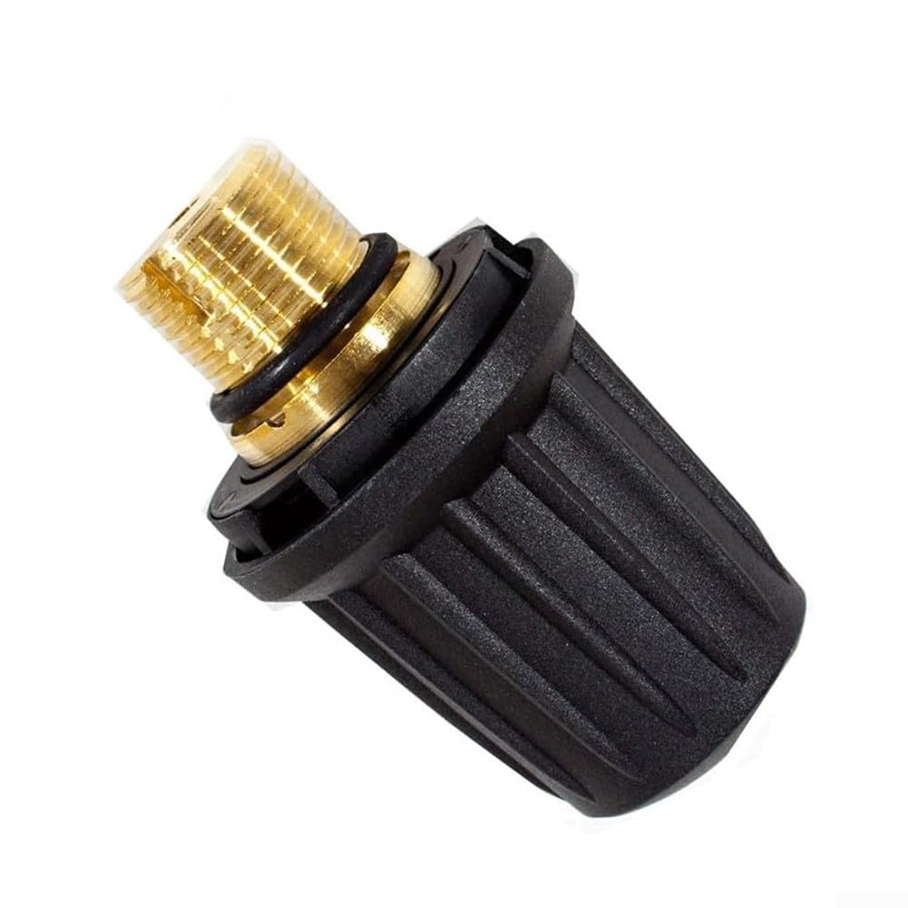 DAZZLEEX Für Kärcher Dampfreiniger Sicherheitsverschluss Kappe 4.590-105.0 mit schwarzem O-Ring 6.36