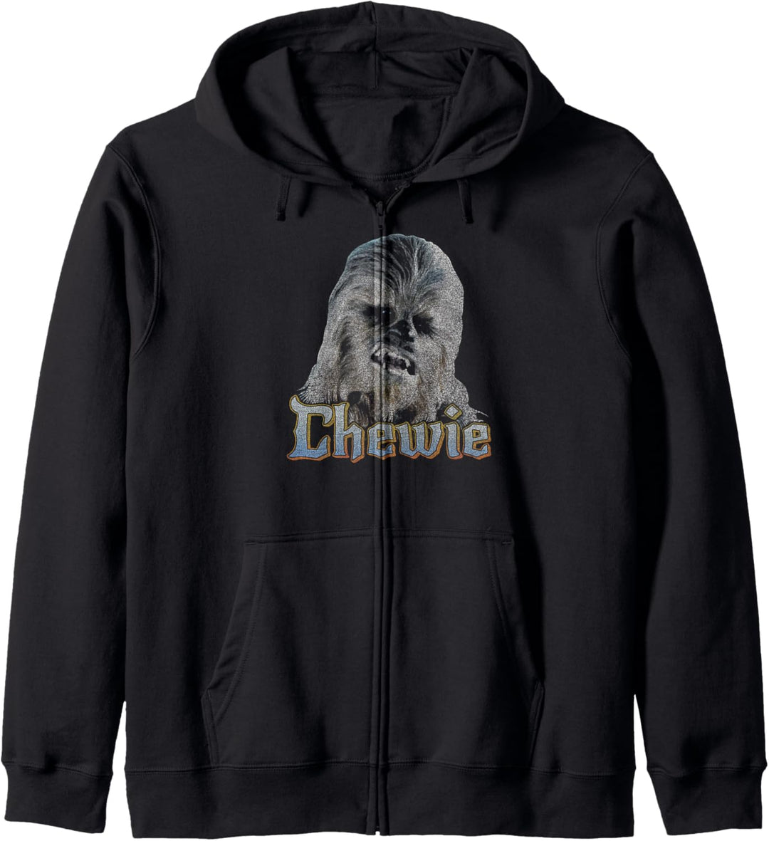 Star Wars Chewie Gray Scale Portrait Kapuzenjacke