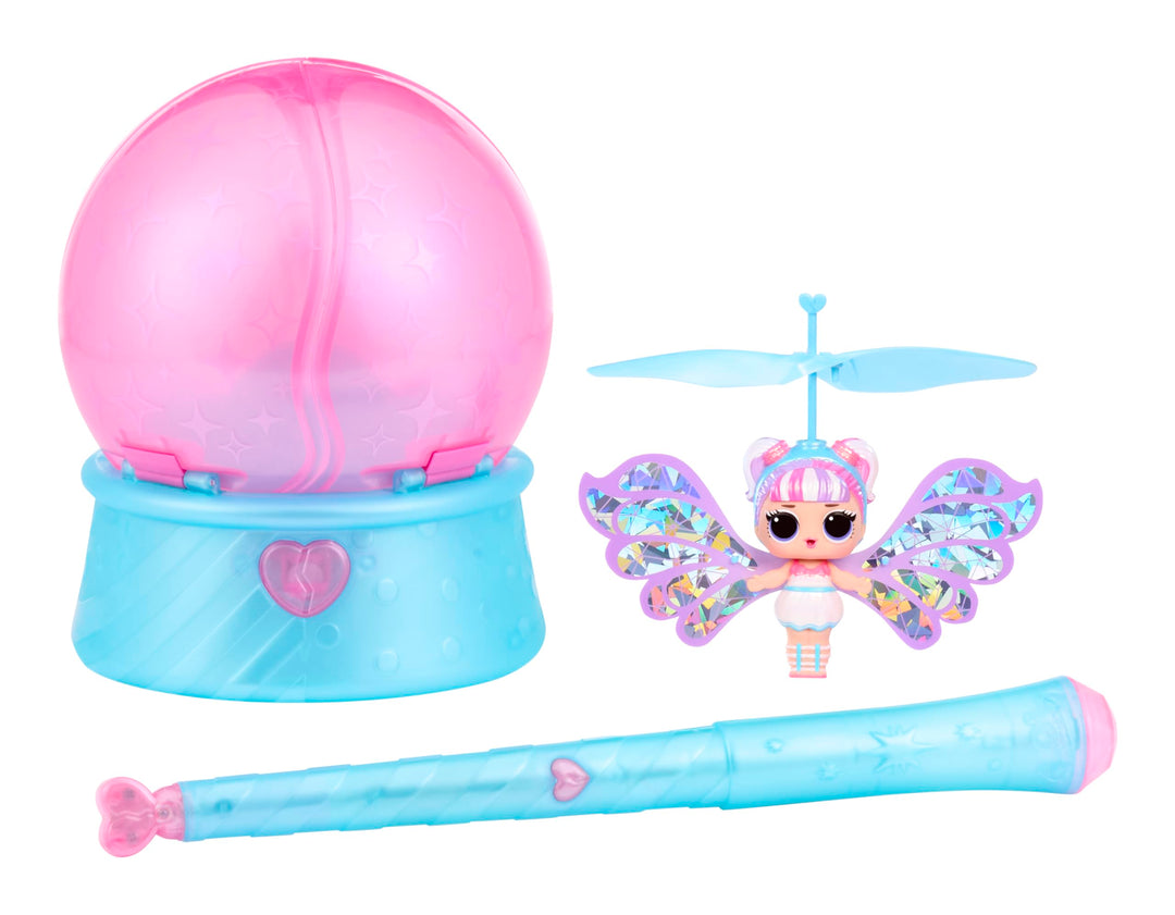 L.O.L. Surprise! Magic Flyers Fairies Tots - Snowflake - Enthält 1 Puppe und 1 Zauberstab, in Einer
