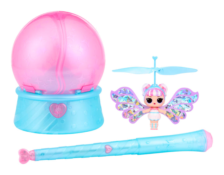 L.O.L. Surprise! Magic Flyers Fairies Tots - Snowflake - Enthält 1 Puppe und 1 Zauberstab, in Einer