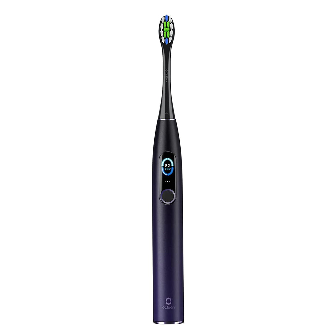 Oclean X Pro Elektrische Zahnbürste, Schallzahnbürste mit Farbdisplay, 3 Putzmodi & 32 Intensitäten,