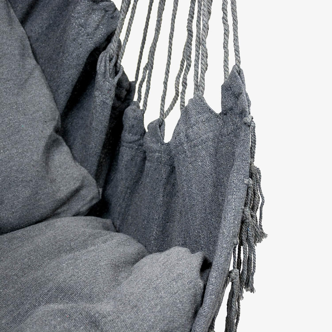 ZOLTA Hängesessel mit Kissen 130x95 cm - Indoor- und Outdoor Schlafzimmer, Camping und Garten - Häng