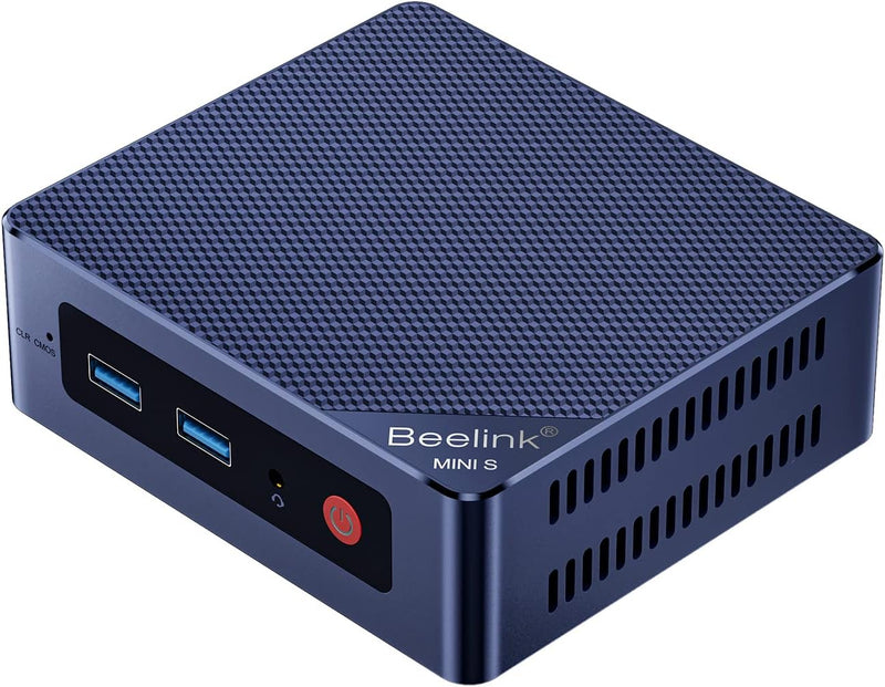 Beelink Mini PC, Intel 12th Gen Alder Lake- N95(bis zu 3.4GHz), 8GB DDR4 RAM 256GB SSD, Mini S12 Des