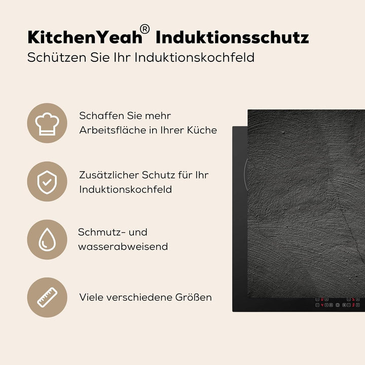 Herdabdeckplatte Einteilig Küche Herdabdeckung Induktionsfeld Ceranfeld Herdabdeckplatten Vinyl Matt