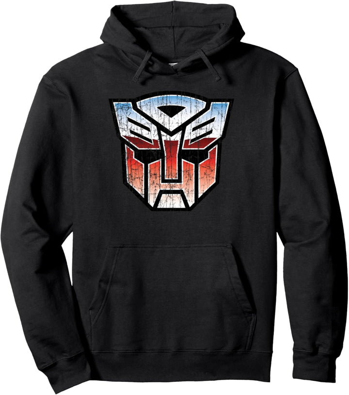 Transformers Logo Autobot Distressed Pullover Hoodie