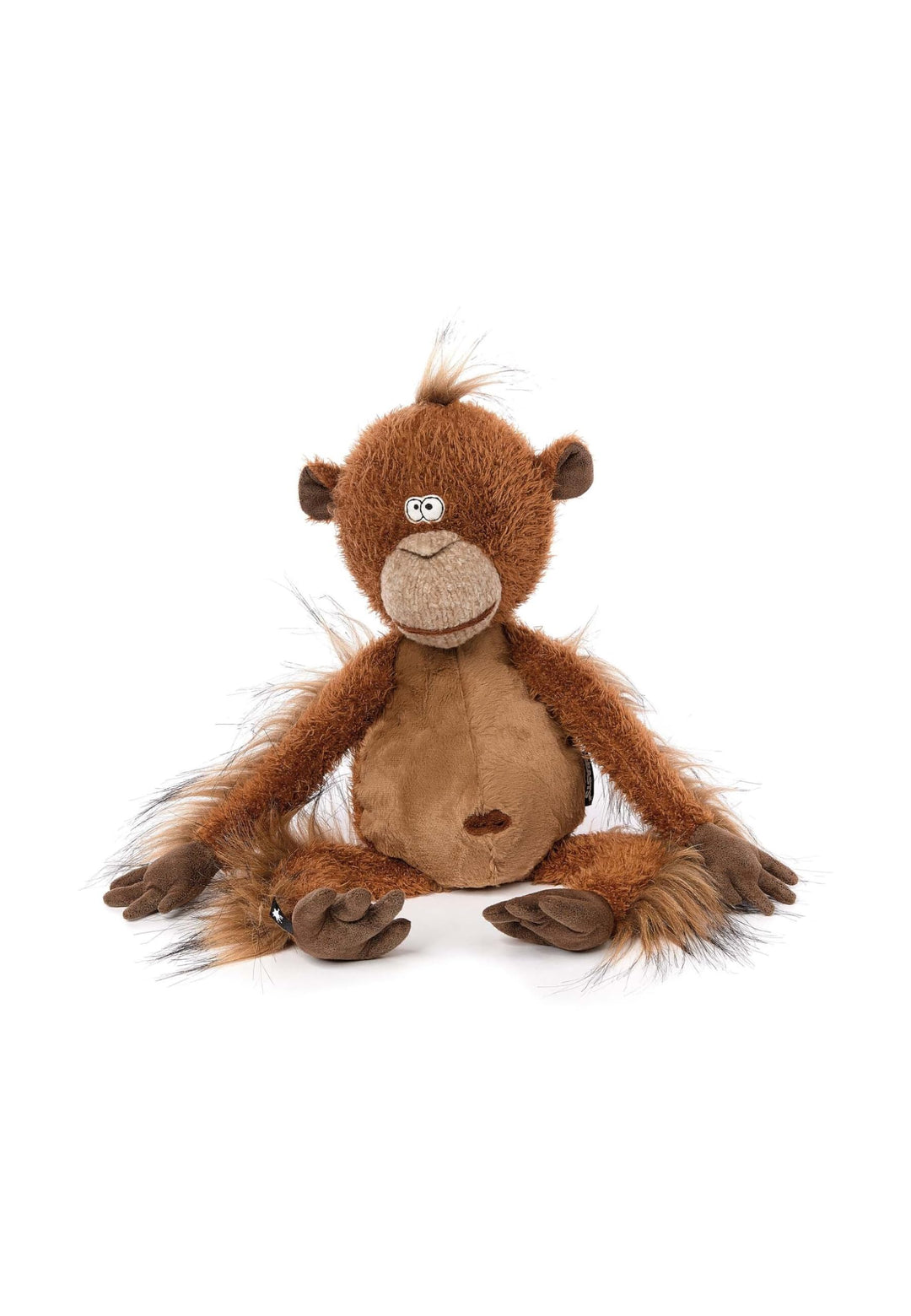 SIGIKID 38741 Mon Key Beasts Town Kinder und Erwachsene Kuscheltier empfohlen ab 3 Jahren braun, 14