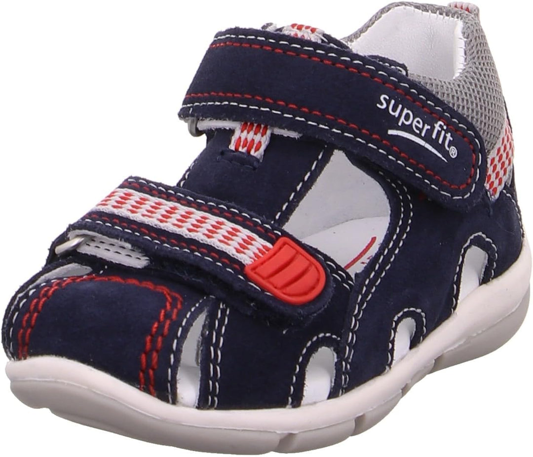 Superfit Baby-Jungen Freddy Sandalen, Ocean Kombi 8100, 18 EU