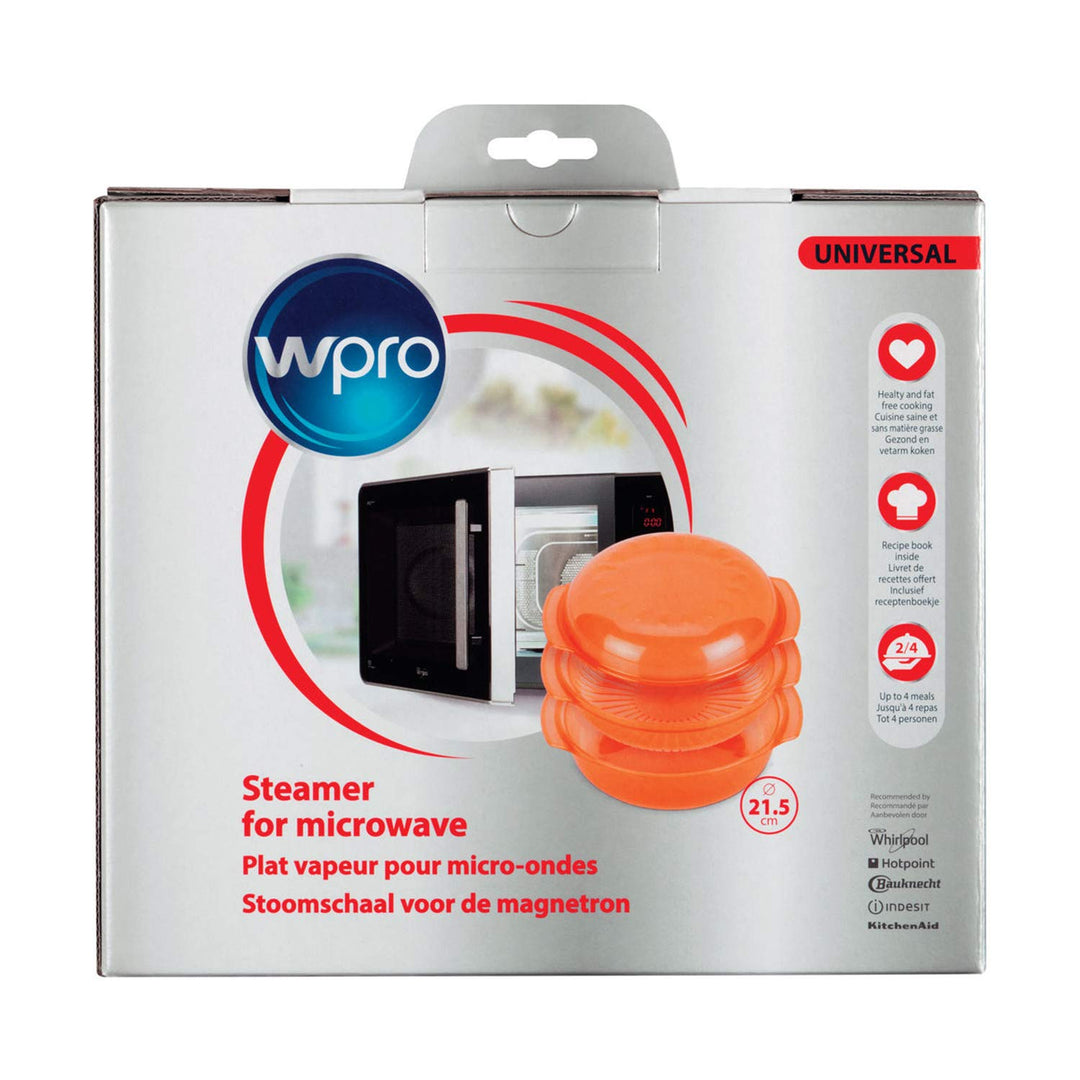 Whirlpool Zubehör/Dampfgarbehälter für die Mikrowelle (1,5 l, Weiss, Edelstahl)