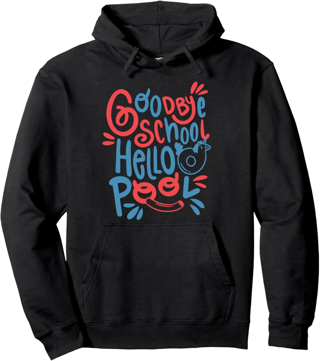 Retro letzter Tag der Schulschulen für Sommerlehrer Pullover Hoodie