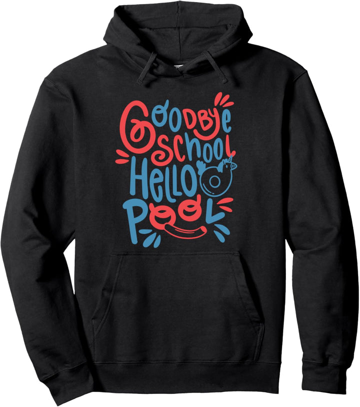 Retro letzter Tag der Schulschulen für Sommerlehrer Pullover Hoodie