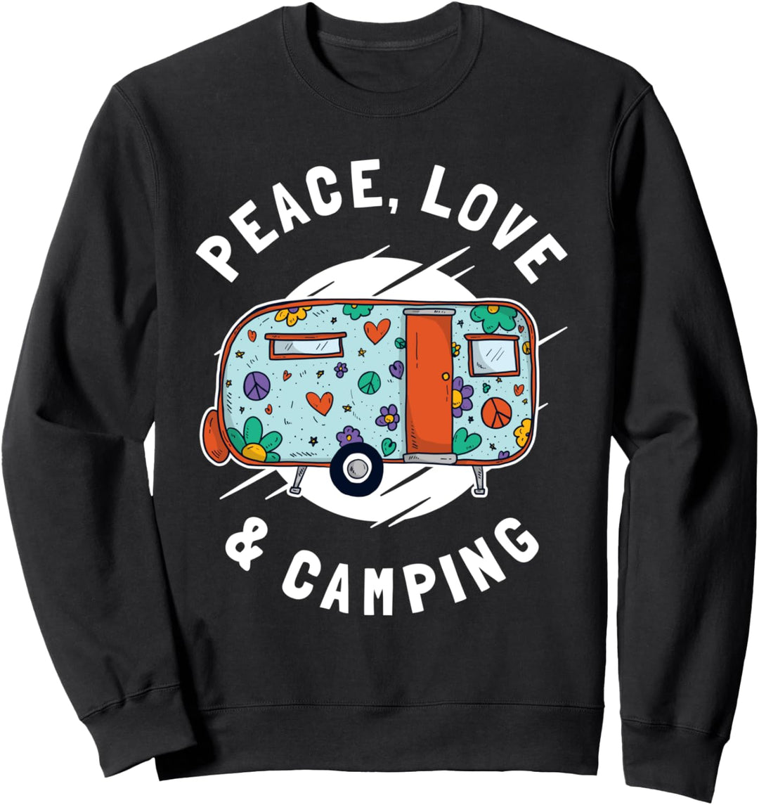 Peace, Love & Camping | Camping Sweatshirt