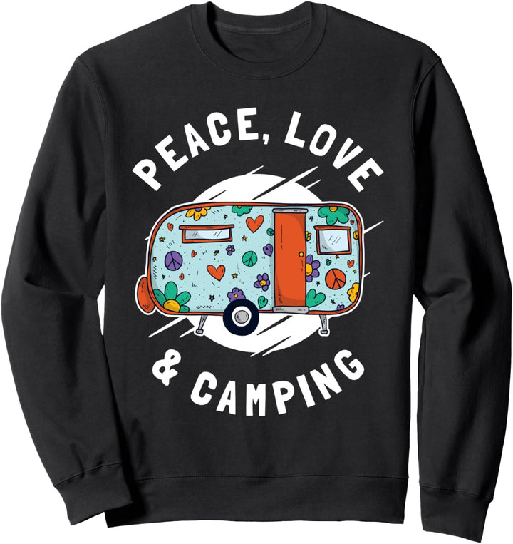 Peace, Love & Camping | Camping Sweatshirt