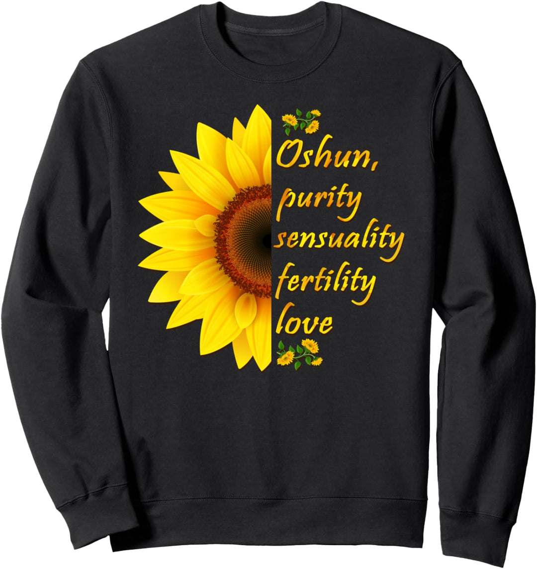 Oshun Orishas Göttin Oxum Ifa Yoruba Religion Geschenk Sweatshirt