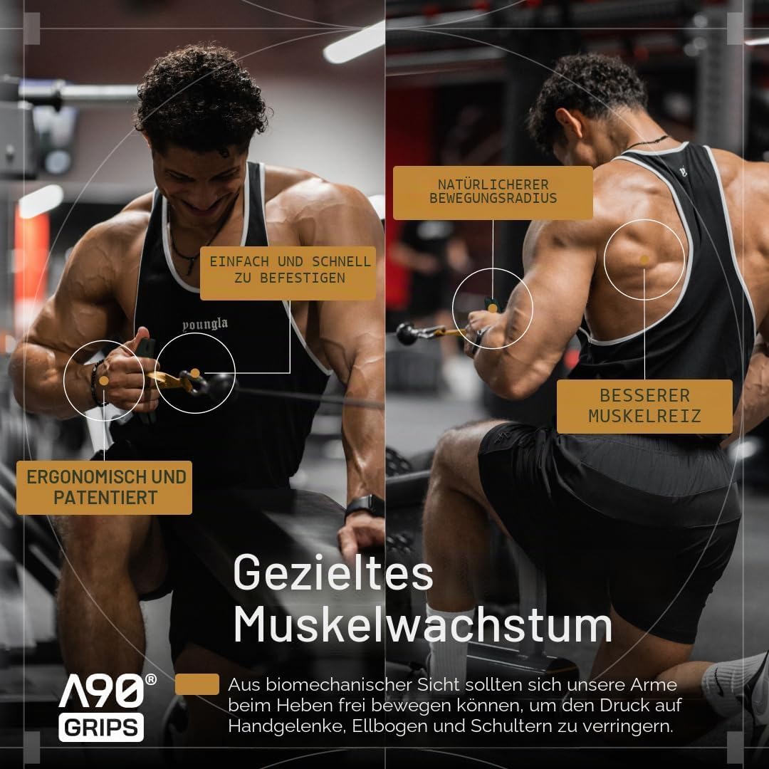 Angles90 Suspension- und Kabeltrainer-Set – Ganzkörper-Trainingsgerät für das Heim-Fitnessstudio mit