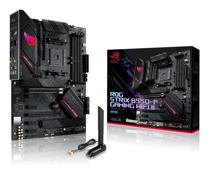 ROG Strix B550-F Gaming WI-FI II Mainboard Sockel AMD AM4 (AMD B550, ATX, PCIe 4.0, WiFi 6E, SATA 6G