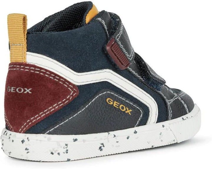Geox Baby-Jungen B Kilwi Boy C' Sneaker 23 EU Navy Bordeaux, 23 EU Navy Bordeaux