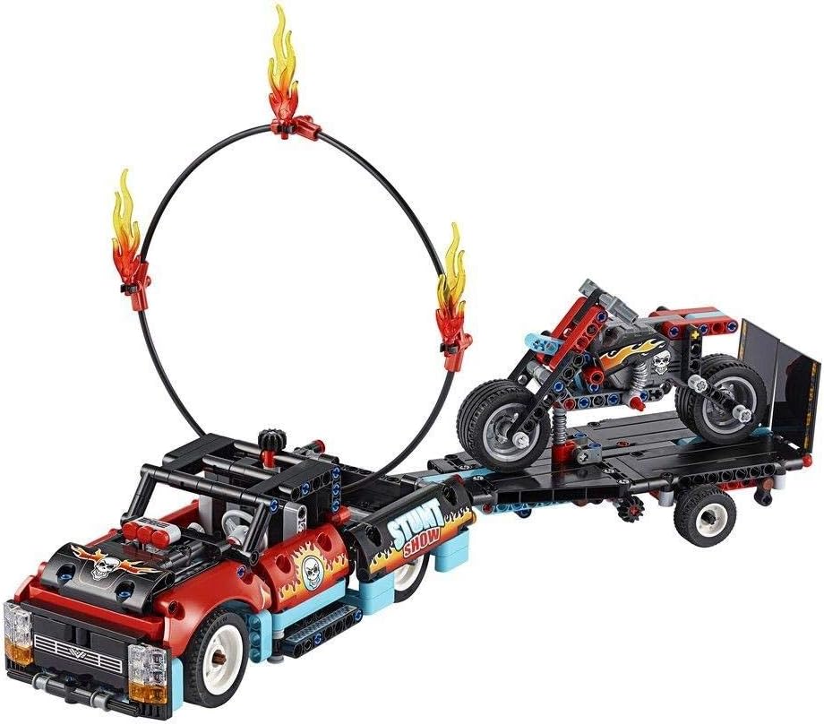 Lego Technic 42106 - Pull-Back - Stunt Show Truck & Bike (610 Teile)