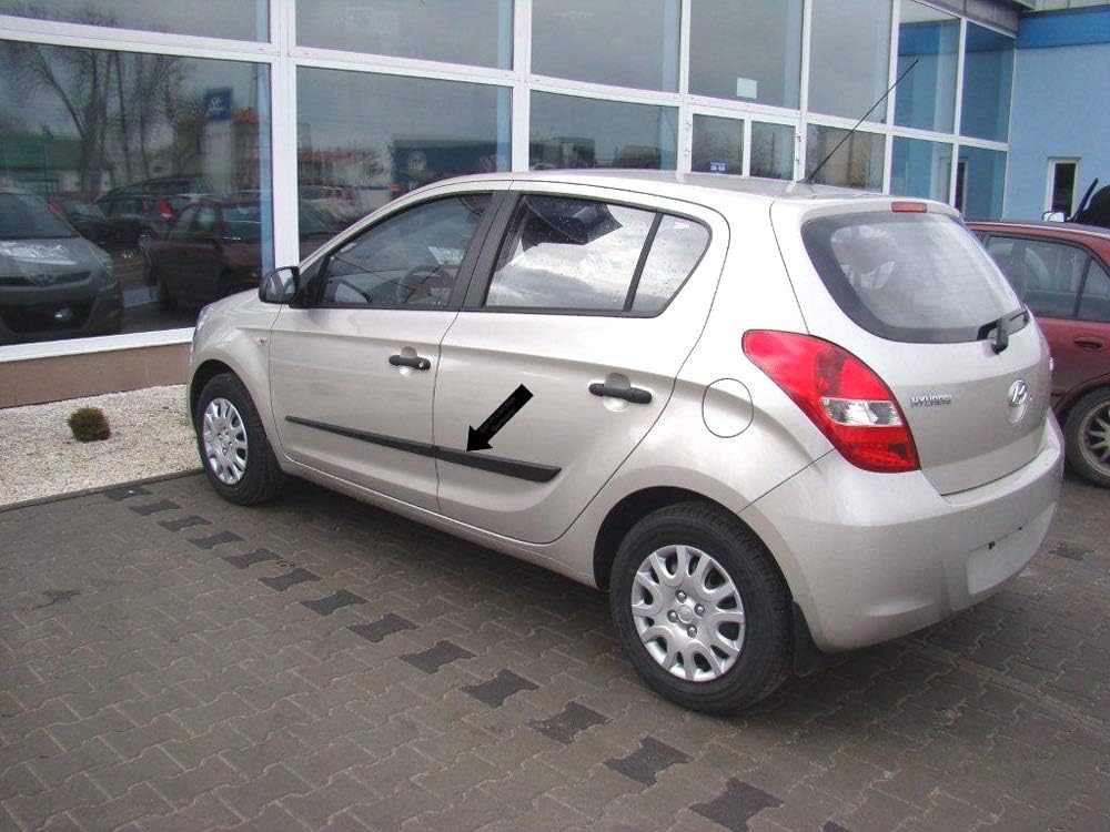 Spangenberg Seitenschutzleisten schwarz passend für Hyundai i20 I Schrägheck 5-Türer vor Facelift Ba