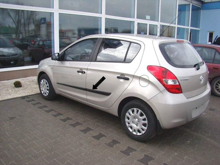 Spangenberg Seitenschutzleisten schwarz passend für Hyundai i20 I Schrägheck 5-Türer vor Facelift Ba