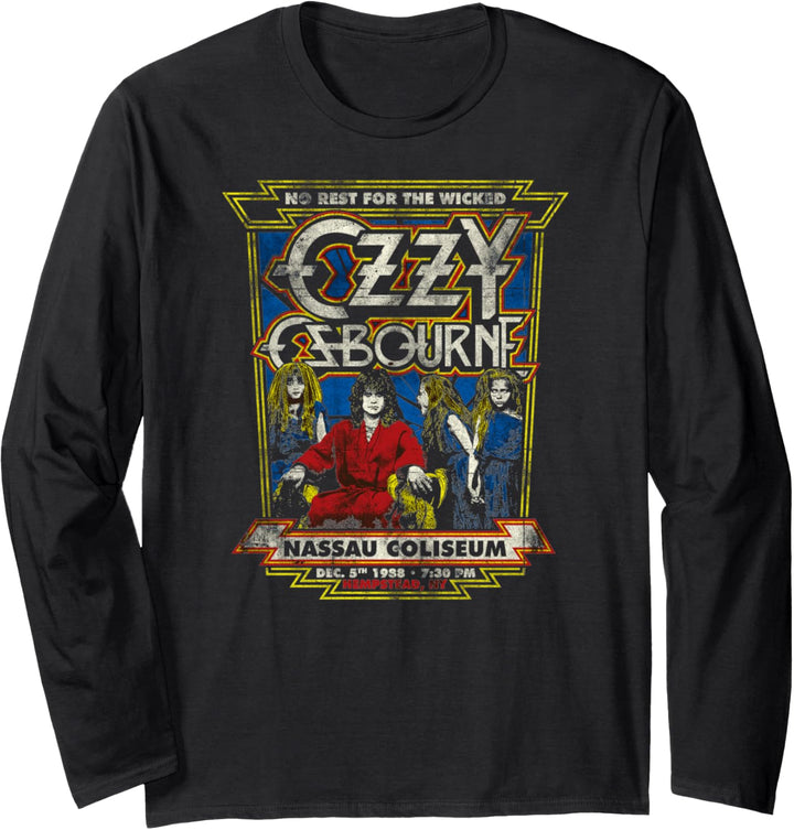 Ozzy Osbourne – No Rest for the Wicked Poster Langarmshirt