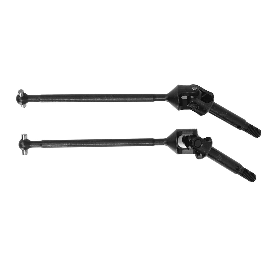 2PCS RC Vordere Antriebswelle Stahl RC Getriebewelle Ersatz Losi Baja Rey 1/10 RC Auto (Schwarz)