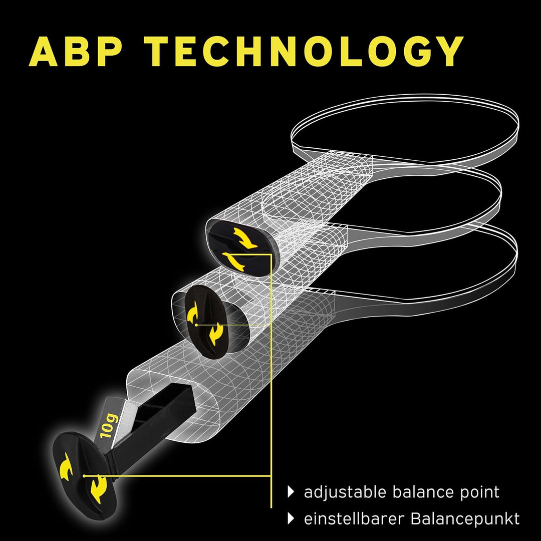 Donic-Schildkröt Tischtennisschläger Waldner 3000, ABP-Griff, 2,1 mm Schwamm, Carbonholz, Liga - ITT
