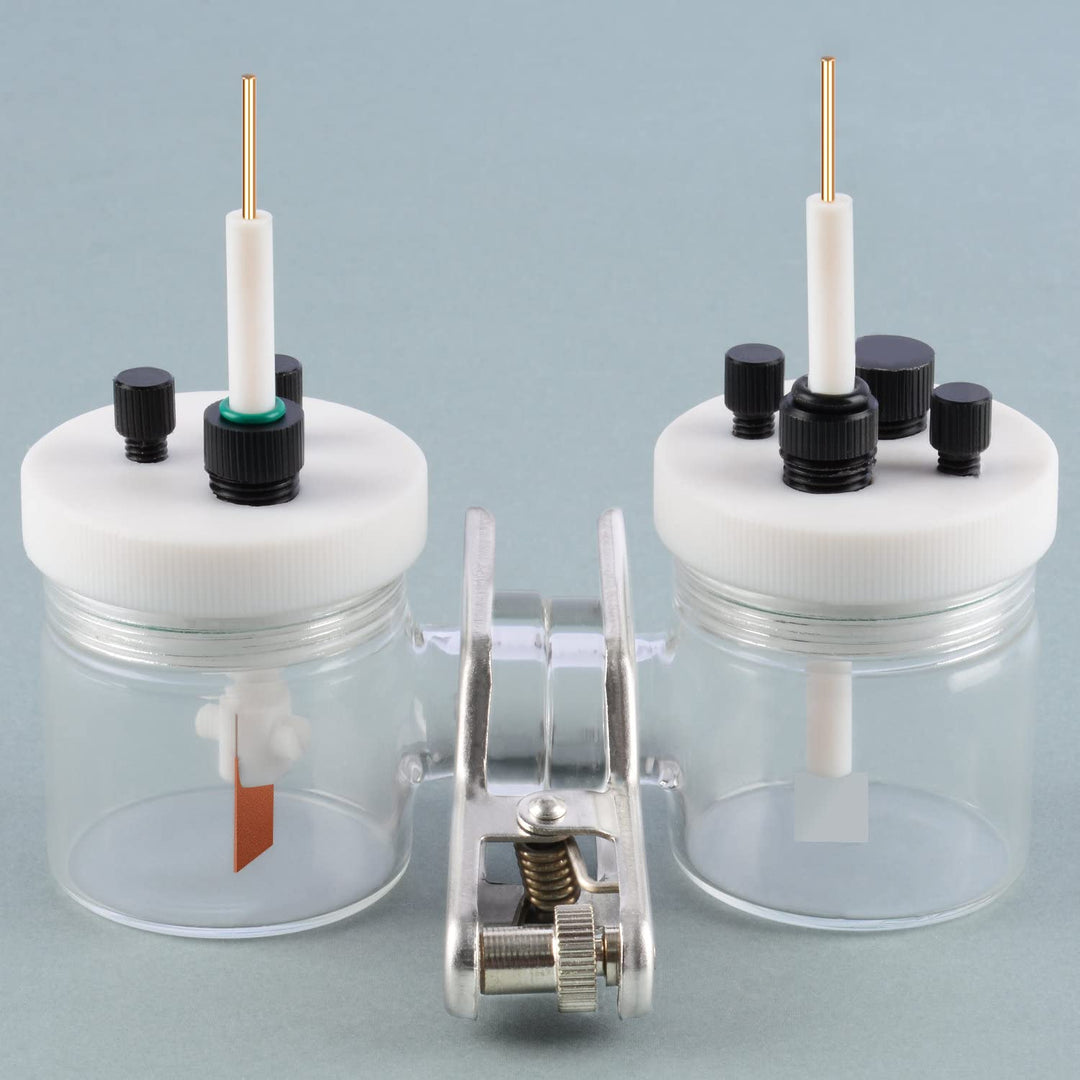 stonylab PTFE Titan Elektrodenhalter, Austauschbarer Mehrzweck Elektrodenhalter Clip mit 10 x 10 mm