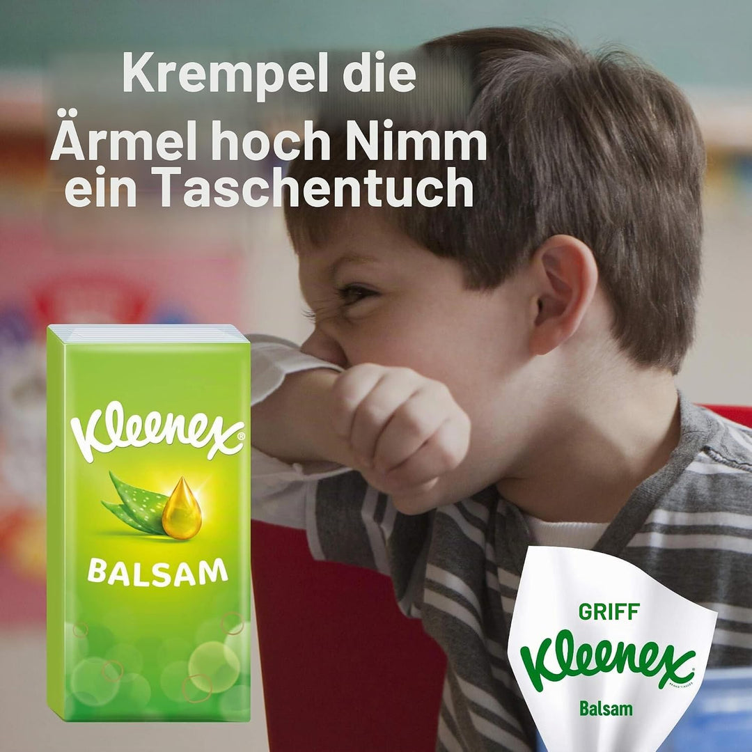 Kleenex Balsam Taschentücher - 1536 Taschentücher - 24 Stück - Vorteilspack