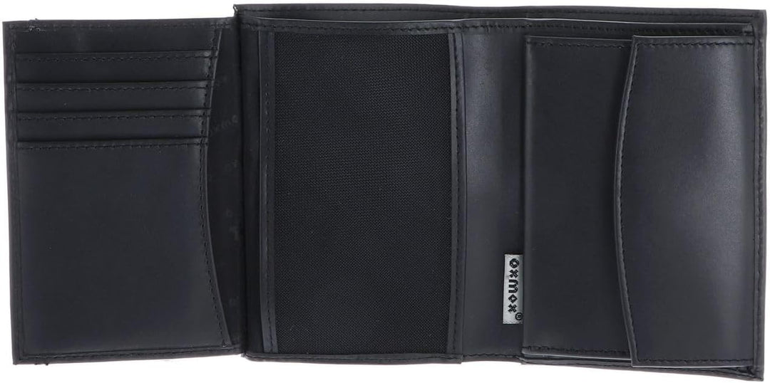 Oxmox Leder Geldbörse Leather Kombibörse Jumping Jack Embossed Black schwarz Jumping Jack Embossed B