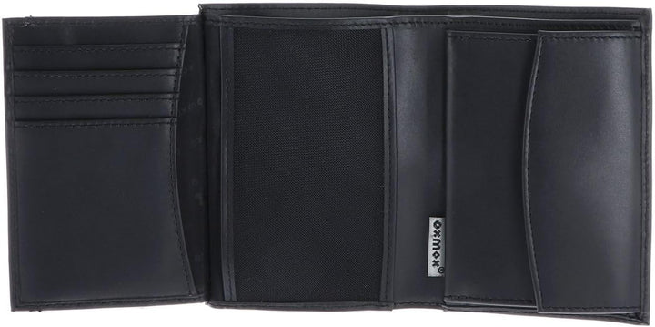 Oxmox Leder Geldbörse Leather Kombibörse Jumping Jack Embossed Black schwarz Jumping Jack Embossed B