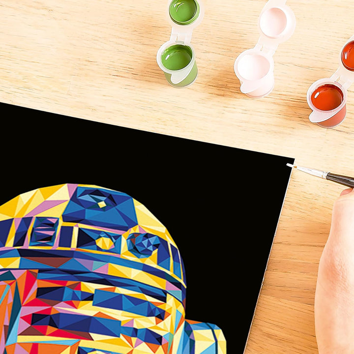 Ravensburger CreArt 23730 - R2-D2 - Star Wars Malen nach Zahlen Erwachsene, DIY Malset mit Pinsel un