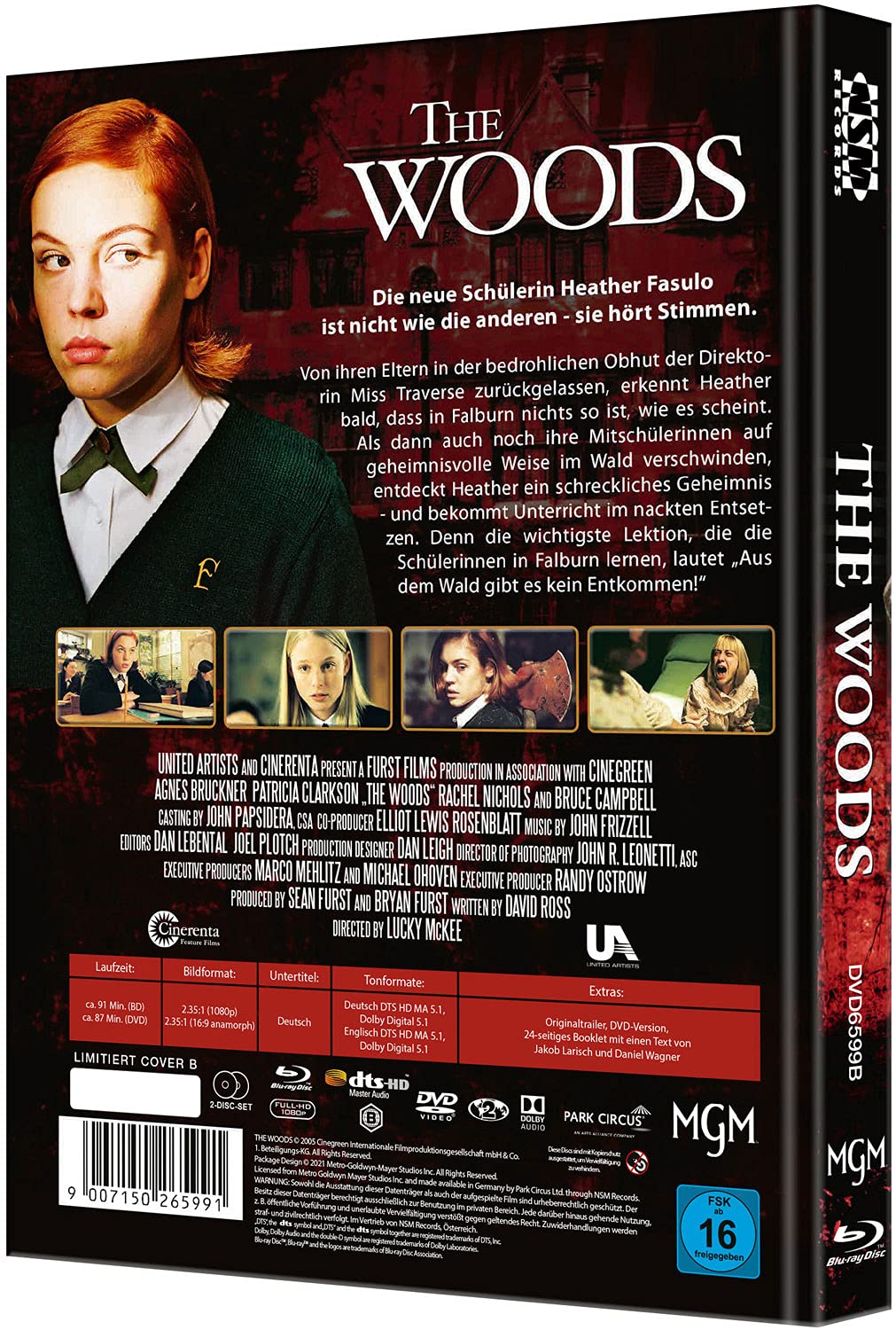 The Woods [Blu-Ray+DVD] - uncut - limitiertes Mediabook Cover B, Blu-ray