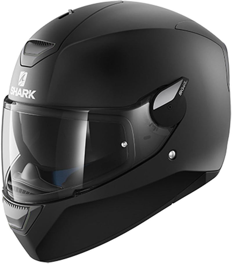 SHARK Motorradhelm Hark D-Skwal Blank Mat, Schwarz, Grösse XL