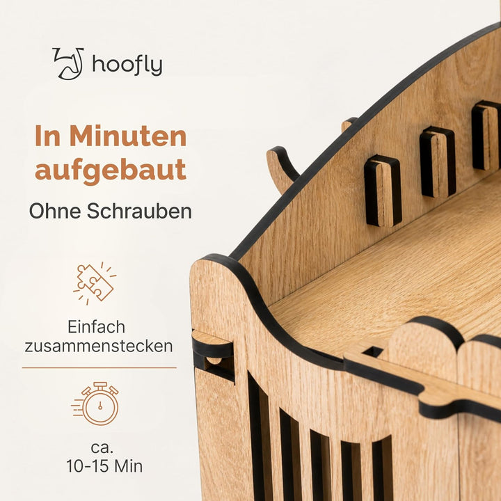 Hobby Horse Stall 2 Pferde – Praktische Halterung für Steckenpferde | Hochwertiger Hobby Horsing Pfe