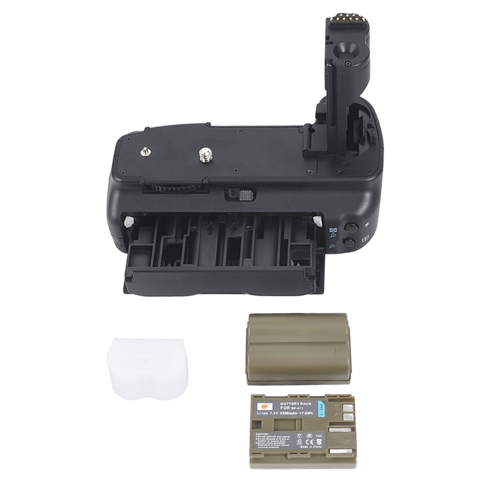 DSTE® Batterie Griff für Canon EOS 20D 30D 40D 50D SLR Digital Kamera als BG-E2N mit (2 packung) BP-