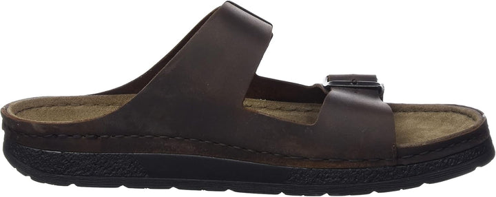 Berkemann Herren Adam Pantoletten 40 2/3 EU Dunkelbraun Schwarz, 40 2/3 EU Dunkelbraun Schwarz