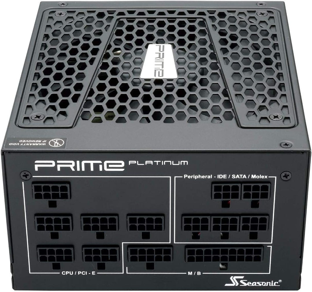 Seasonic Prime Ultra Platinum 1300W (80+Platinum, ATX 12V) Power Supply for Computer/Gaming PC's, 6x
