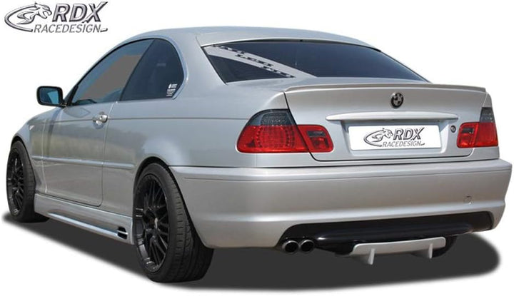 RDX Racedesign RDHAD1-004 Heckschürzenansatz 'Diffuser U-Diff' passend für BMW 3er E46 1999-2007 (PU