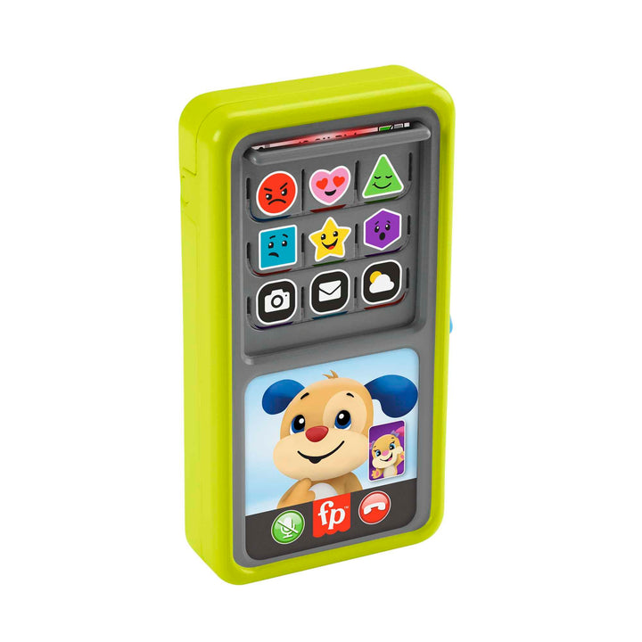 Fisher-Price Lernspass 2-in-1 Smartphone - Spielzeugtelefon mit Lichtern und 75+ Liedern, Version: E