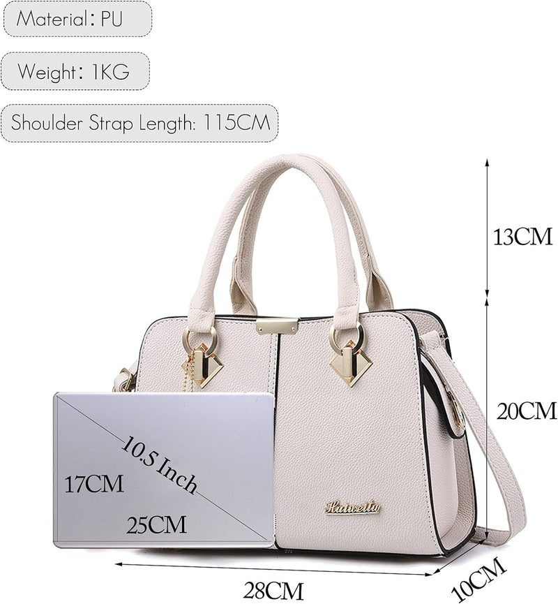 FANDARE Damen Handtasche Umhängetasche Frauen Schulterbeutel Shopper Tote Reise Henkeltasche Schulte