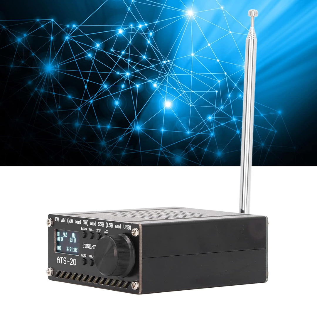 Vollband-Funkscanner Tragbarer Vollband-Funkempfänger AM FM MW SW SSB LSB USB-Scanner Tragbar mit An