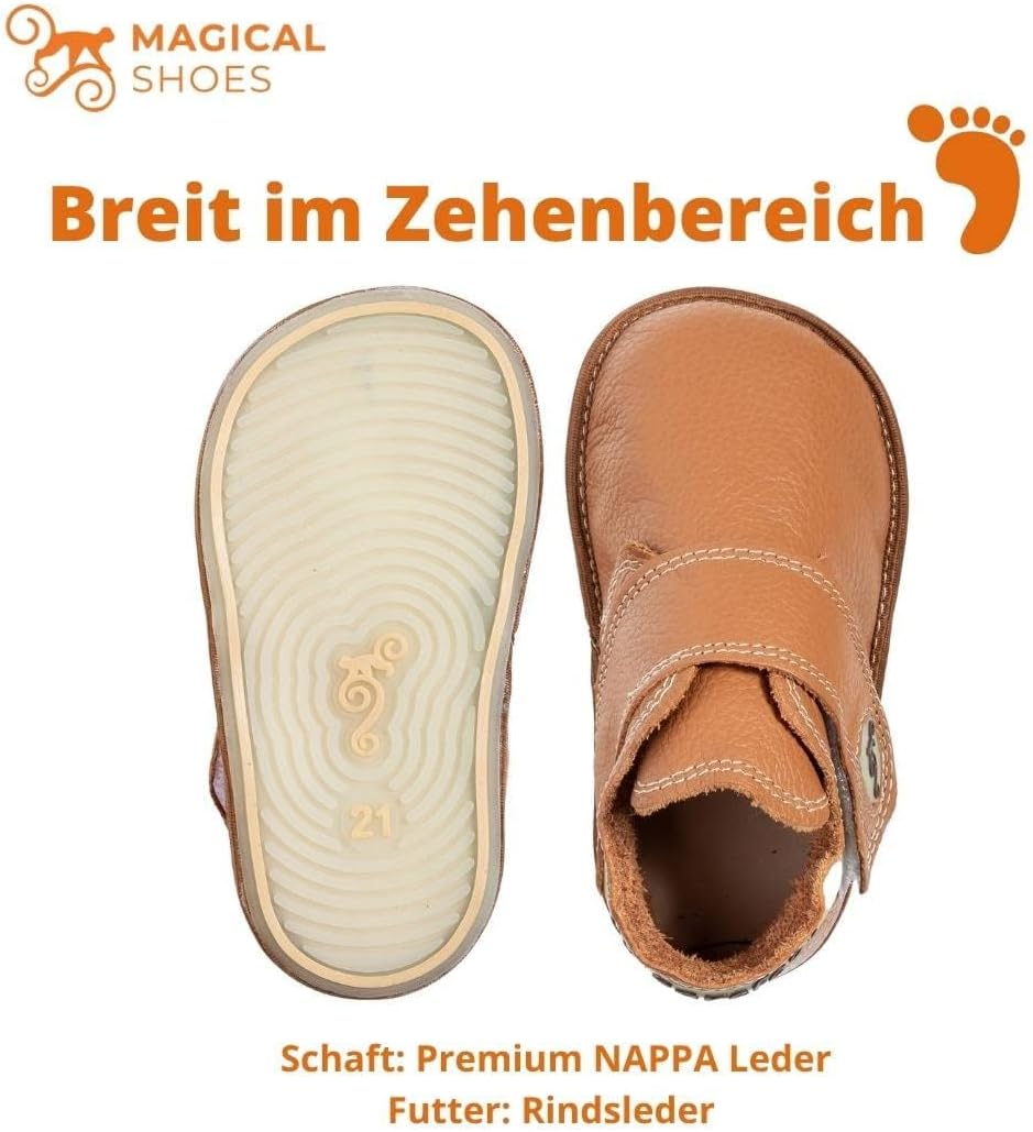 Magical Shoes Barfussschuhe für Babys und Kinder, weiche gesunde Lauflernschuhe für Mädschen &amp; Junge