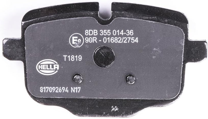 HELLA PAGID 8DB 355 014-361 Bremsbelagsatz - T1819 - Dicke/Stärke: 18mm - Bremssystem: TRW - für Ver