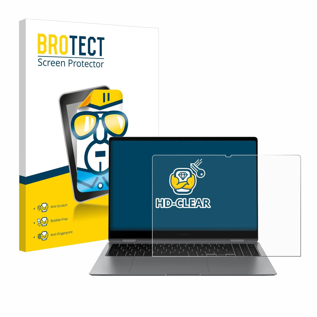BROTECT Schutzfolie für Samsung Galaxy Book5 Pro 360 16" Displayschutz Folie Made in Germany, Ultra-