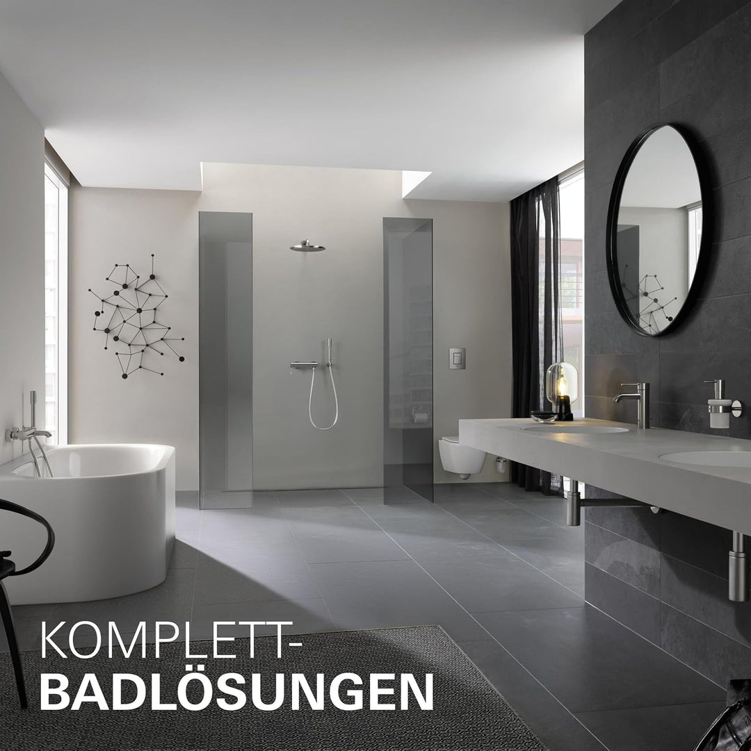 Grohe Einhand-Waschtischbatterie, DN 15 S-Size, glatter Körper, 23590DC1, Supersteel S Glatter Körpe