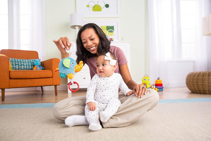 Lamaze L27526 Baby Spielzeug Eloy, der Elefant Mini Clip &amp; Go, das hochwertige Kleinkindspielzeug. D