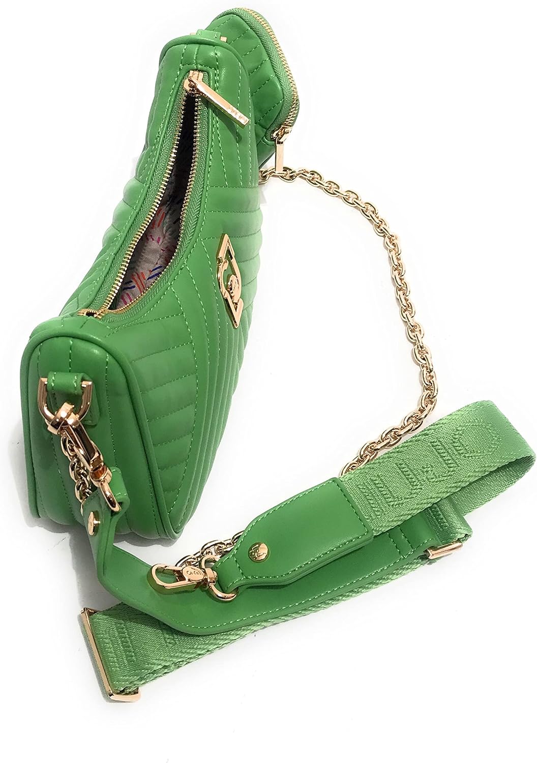 Liu Jo Borsa donna tracolla Achala ecs S hobo ecopelle verde BS23LJ44 AA3225 E0426 Media