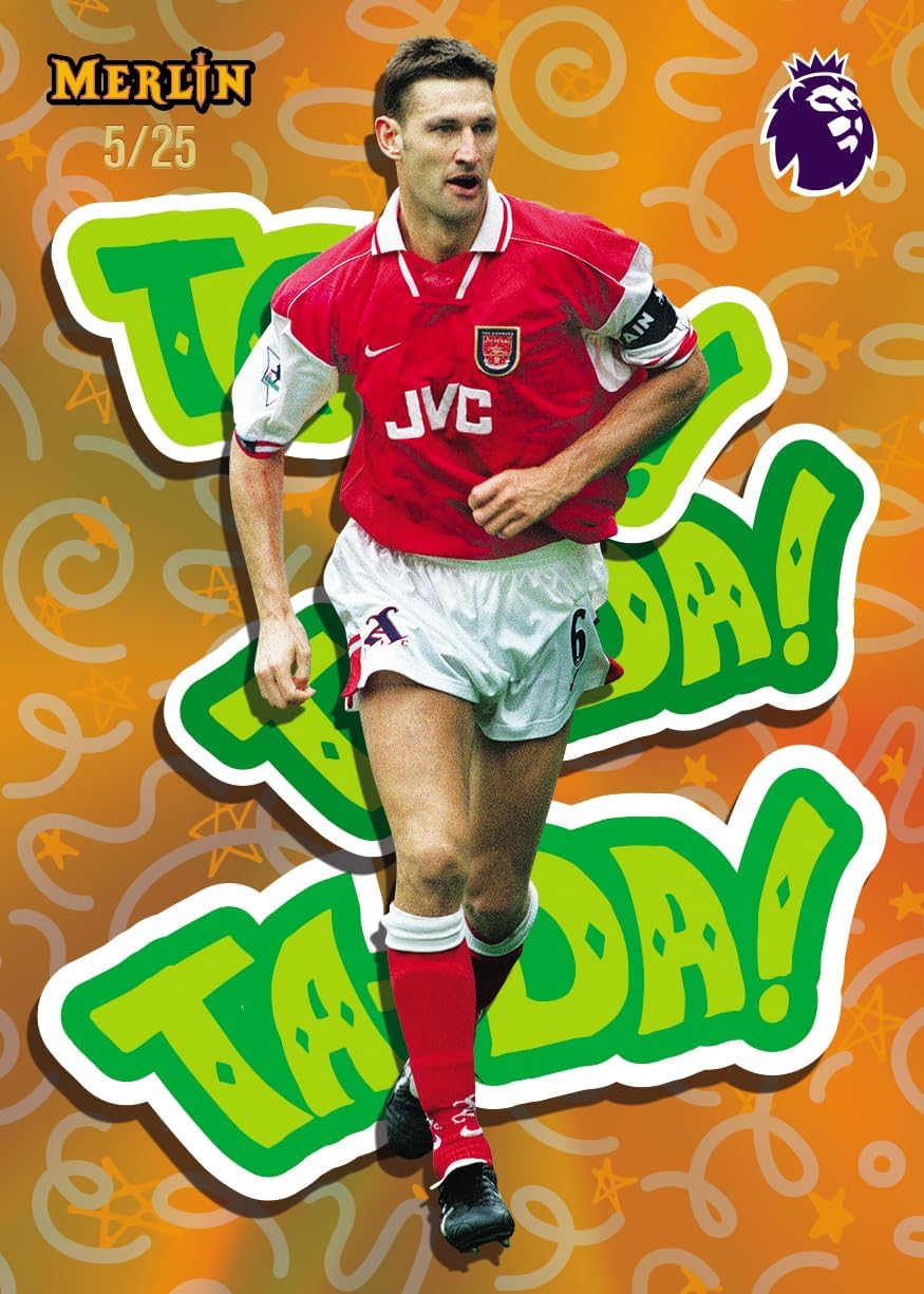 Topps Merlin Premier League 2026 - Value Box | 4 Karten pro Packung, 7 Packungen pro Box, mit 1 numm