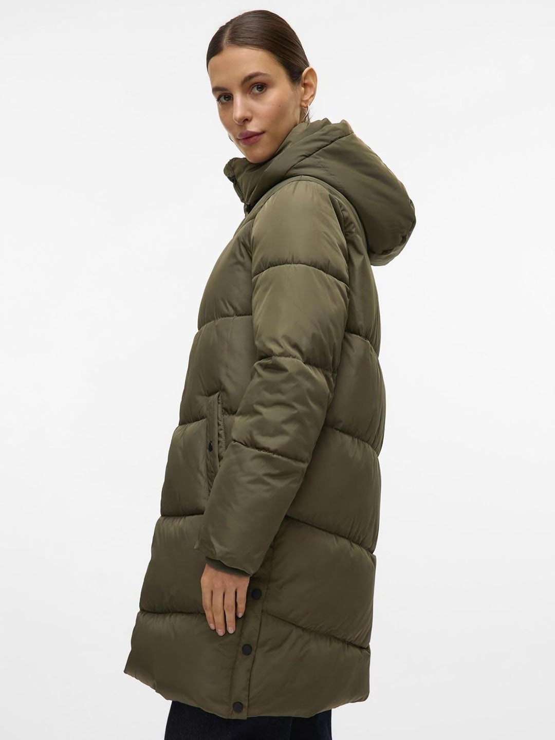 VERO MODA Female Mantel VMHALSEY Mantel | Coat XS Grape Leaf, XS Grape Leaf
